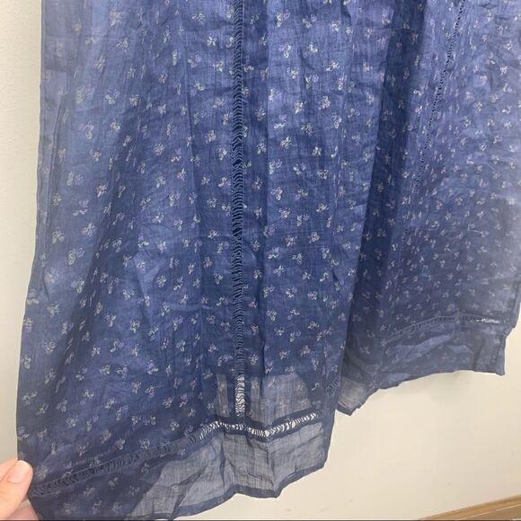 FRYE navy blue yoke dress size XS NWT (E1) - Picture 6 of 9